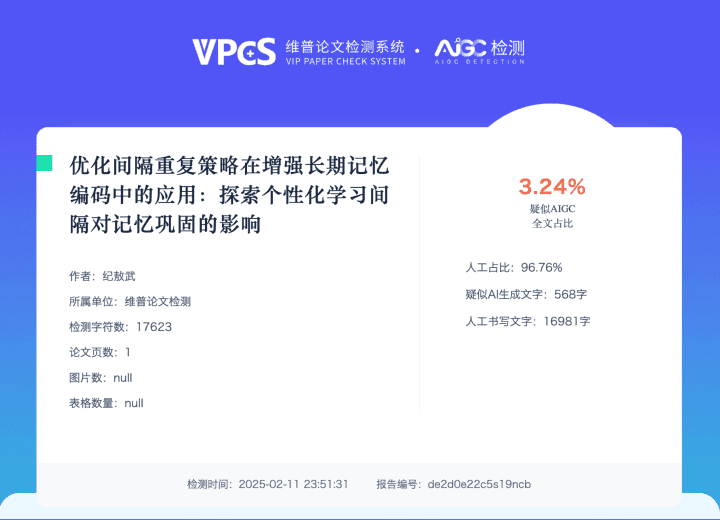 优化后维普检测报告